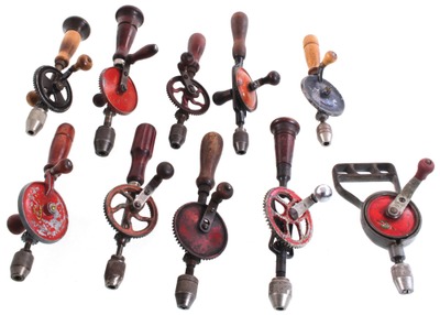 Assorted Makers: Lot Of Later Type Hand Drills
