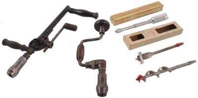 Assorted Makers: Lot Of Drilling & Boring Tools