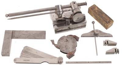 Sawyer Tool Company, Fitchburg, Massachusetts: Seven Clean Early Type Machinists' Too