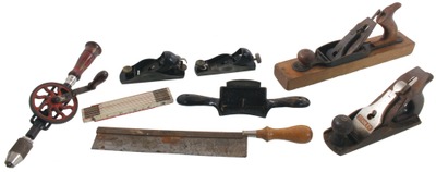 Assorted Makers: Lot Of Clean & Usabl Woodworking Tools