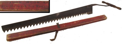 Gifford-Wood Company, Hudson, New York: Extra Clean 19th C. Ice Saw