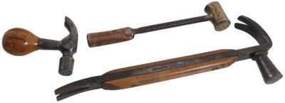Assorted Makers: Lot Of Three Interesting Hammers