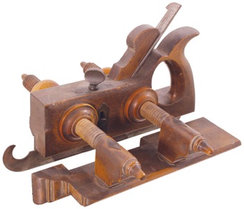 Unmarked: Classic Scottish Form Hdld. Plow Plane
