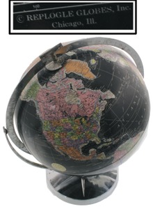Replogle Globes, Chicago, Illinois: Encyclopedia Brittan Terrestrial Globe