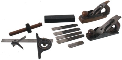 Assorted Makers: Lot Of Clean & Usabl Woodworking Tools