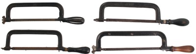 Assorted Makers: Four Cast Iron Hack Saw