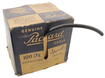 Packard Electric Division/Warren, No. 169, No. 169: Unused 100' Spool Of Ignition Wire