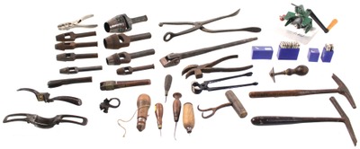Assorted Makers: Lot Of Assorted Leather Tools