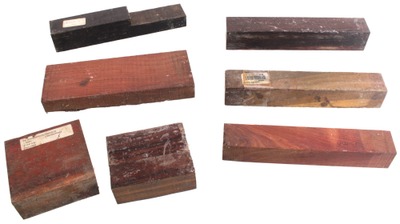 Assorted Makers: Seven Exotic Wood Samples
