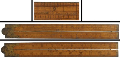 H. Chapin, U. S. Standard, No. 45: Two Foot, Two Fold Folding Rule