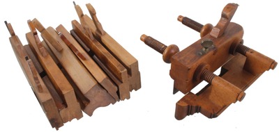 Assorted Makers: Wkg. Set Of Wooden Woodworking Planes