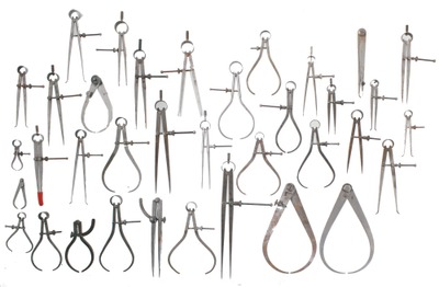 Assorted Makers: Lot Of Assorted Dividers Calipers
