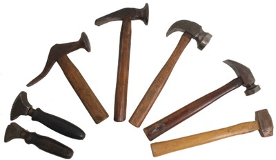 Assorted Makers: Lot Of Assorted Cobbler's Tools