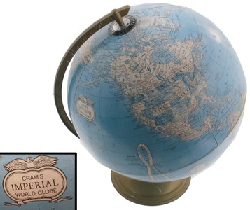 George F. Cram Company, Indianapolis, Indiana: "Imperial World Globe"
