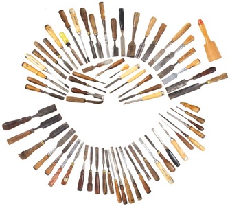 Assorted Makers: Lot Of Assorted Gouges & Chisel