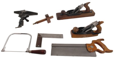 Assorted Makers: Lot Of Clean & Usabl Woodworking Tools