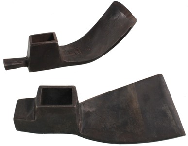 Assorted Makers: Two Clean & Usable Adze Heads