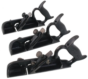 Stanley Rule & Level: Three Clean & Comple Rabbeting Planes