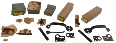Stanley Works, New Britain, Connecticut: Four Boxes Of Early Type Hardware