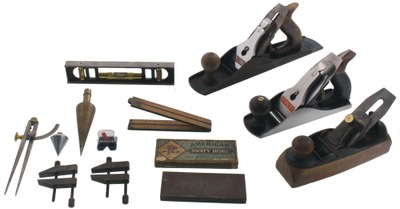 Assorted Makers: Lot Of Clean & Usabl Woodworking Tools