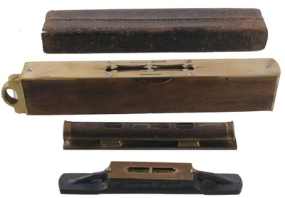 Assorted Makers: Three Brass Appointe Spirit Level