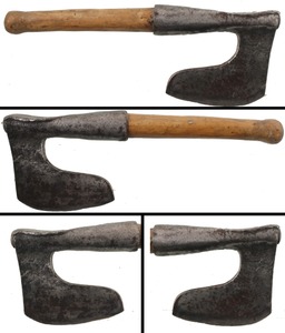 Unmarked: Early Sgl. Bevel Hewing Axe