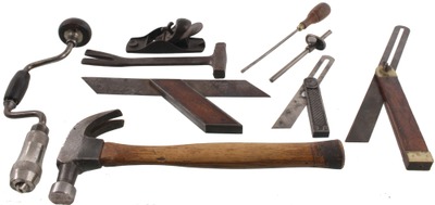Assorted Makers: Lot Of Sound & Usabl Woodworking Tools