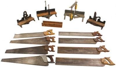 Assorted Makers: Lot Of Asst. Saws And Mitre Boxes