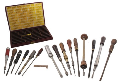 Assorted Makers: Lot Of Early Patent Screwdriver