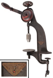 Millers Falls Company, Millers Falls, Massachusetts: Clean & Usable Bench Mount Drill Press