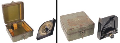 Otto A. Ganser, Vienna, Austria: Precision Brass & Iron Inclinometer Le