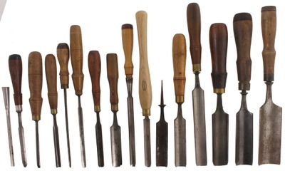Assorted Makers: Wkg. Set Of Tang Gouges