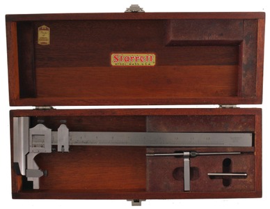 L.S. Starrett Company,  Athol, Massachusetts, No. 454 F: 12" Vernier Height Gauge