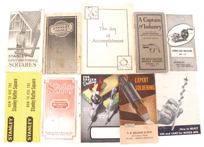 Assorted Makers: Lot Of Small Size Tool Catalogues