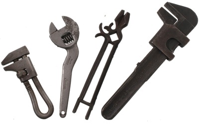 Assorted Makers: Four Uncommon Small Size Wrenches