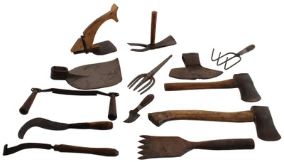 Assorted Makers: Lot Of Early Type Edge Tools