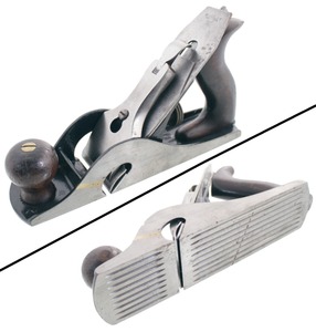 Stanley Rule & Level, No. 10 1/2 C: Rare Corrugated Sole Bench Rabbet Plane
