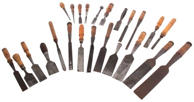 Assorted Makers: Lot Of Assorted Gouges And Chisel