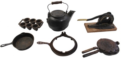 Assorted Makers: Cast Iron Items Opportunity Lot