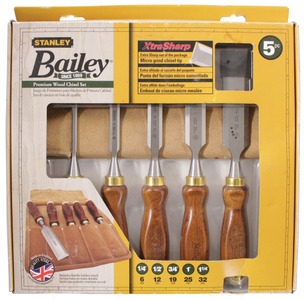 Stanley Tools: Set Of Five "Bailey" Chisel