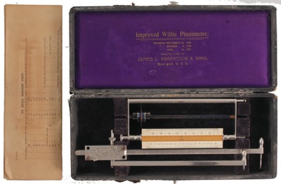 James L. Robertson & Sons, New York, New York: Willis' Patent Planimeter