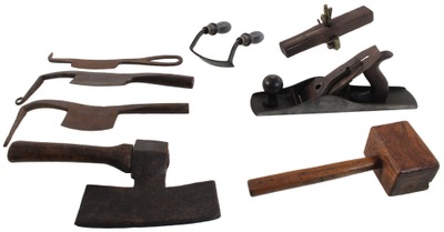 Assorted Makers: Lot Of Clean & Usabl Coopers' Tools
