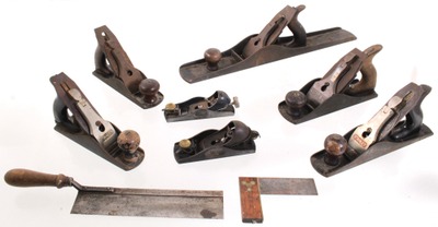Assorted Makers: Lot Of Sound & Usabl Woodworking Tools