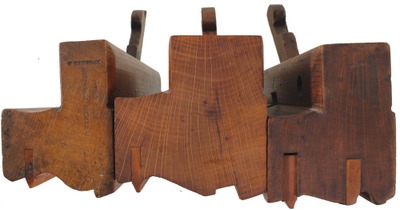 Assorted Makers: Three Wide Complex Molding Planes