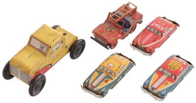 Assorted Makers: Five Extra Clean Toy Vehicles