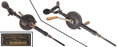 Steward & Romaine Manufacturing Company, Philadelphia, Pennsylvania: "Diamond Rapid Fire" Hand Drill