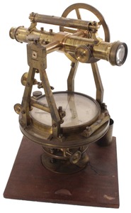Benjamin Pike & Sons, New York, New York: Early Surveyor's Precision Transit