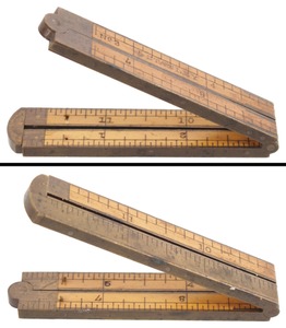 Stanley Rule & Level, No. 3: One-Foot/Four-Fold Folding Rule