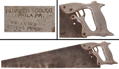 Hummer Tool Company, Philadelphia, Pennsylvania: Blount's Patent Oiler Handle Hand Sa