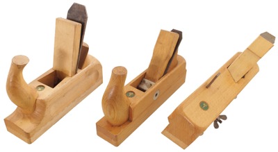 E.C. Emmerich, Remscheid, Germany: Three "Ulmia" Brand Woodworking Planes